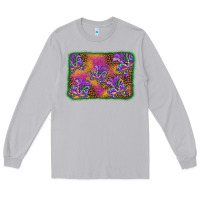 Moon Dust mardi gras mask background Long Sleeve Tee - BarkalooDesign