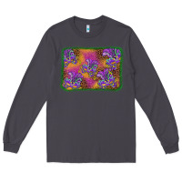 Smoke mardi gras mask background Long Sleeve Tee - BarkalooDesign