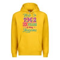 Lemon made in 1962, 60 years of being awesome Premium Hoodie - Jasminsmagicworld