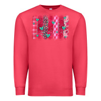 Cardinal valentines day brushstroke Premium Sweatshirt - OliviaCreatesArt