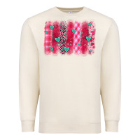 Sandshell valentines day brushstroke Premium Sweatshirt - OliviaCreatesArt