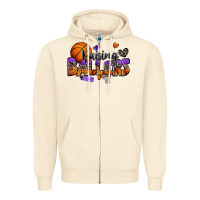 Sandshell raising ballers basketball Zipper Hoodie - Zillion Design Studio