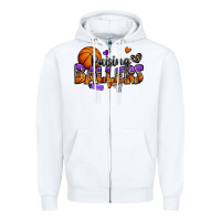 White raising ballers basketball Zipper Hoodie - Zillion Design Studio