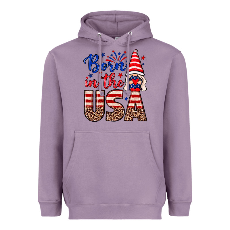 Born In The Usa Gnome Heavyweight Hoodie by Neo Western | Teevron