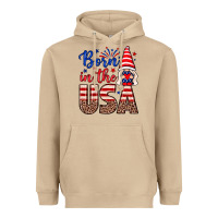 Mushroom Born in the USA gnome Heavyweight Hoodie - Neo Western