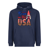 Navy Born in the USA gnome Heavyweight Hoodie - Neo Western