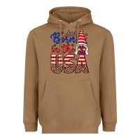 Toasted Coconut Born in the USA gnome Heavyweight Hoodie - Neo Western