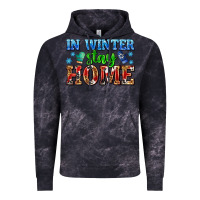 Cloud Black in winter stay home with gloves Vintage Hoodie - AdoDesignShop