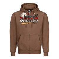 Chestnut raising ballers baseball Zipper Hoodie - Zillion Design Studio