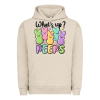 Pigment French Oak what's up peeps Urban Hoodie - MaliasSmallBusiness