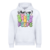 White what's up peeps Urban Hoodie - MaliasSmallBusiness