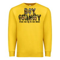 Lemon boy granny from son up to sondown Premium Sweatshirt - CowhideDigitalArt