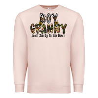 Pale Pink boy granny from son up to sondown Premium Sweatshirt - CowhideDigitalArt