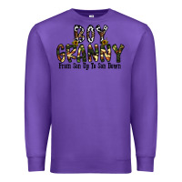 Purple boy granny from son up to sondown Premium Sweatshirt - CowhideDigitalArt