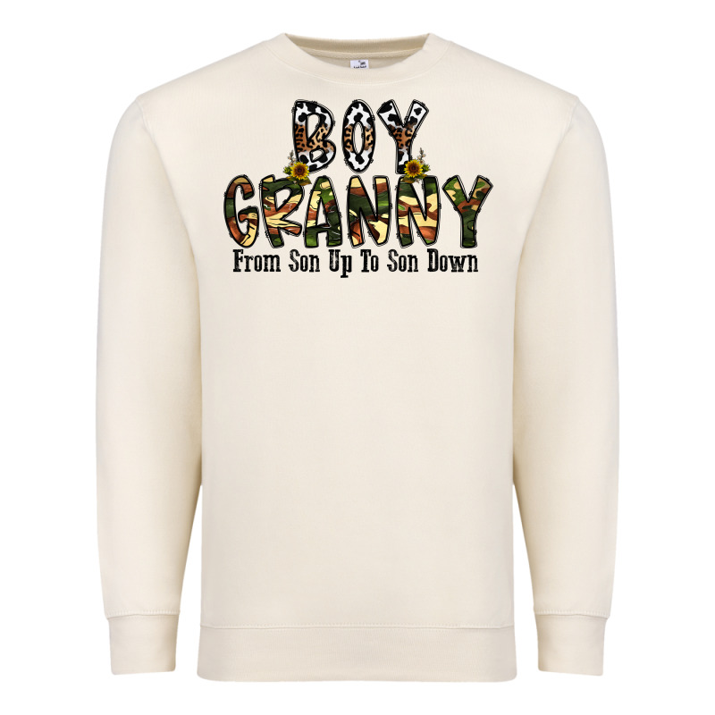 Boy Granny From Son Up To Sondown Premium Sweatshirt by CowhideDigitalArt | Teevron