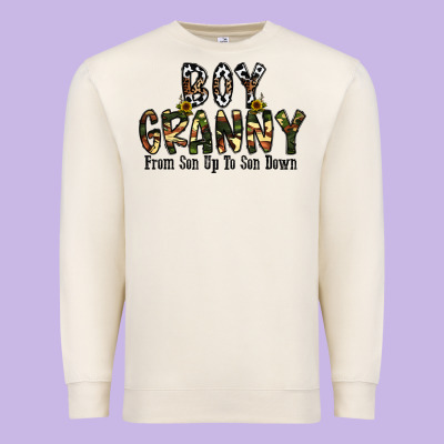 Boy Granny From Son Up To Sondown Premium Sweatshirt Designed By Cowhidedigitalart