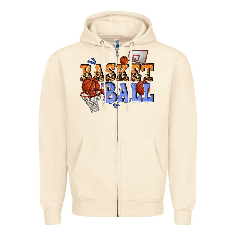 Basketball Zipper Hoodie by texasbilliewilder | Teevron