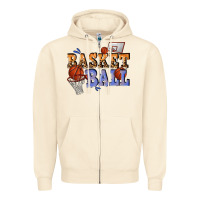 Sandshell basketball Zipper Hoodie - texasbilliewilder