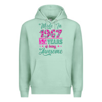 Seafoam made in 1967, 55 years of being awesome Premium Hoodie - Jasminsmagicworld