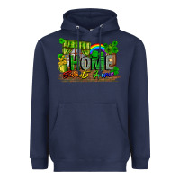 Navy home sweet home Heavyweight Hoodie - FaDigitalArtStudio