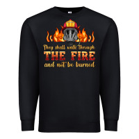Black the fire with firefighter air mask Premium Sweatshirt - HRA Design Shop