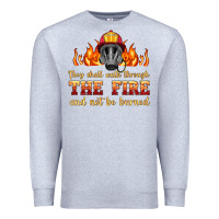 Heather Grey the fire with firefighter air mask Premium Sweatshirt - HRA Design Shop