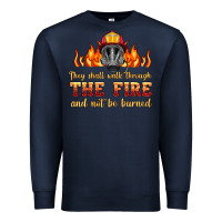 Navy the fire with firefighter air mask Premium Sweatshirt - HRA Design Shop