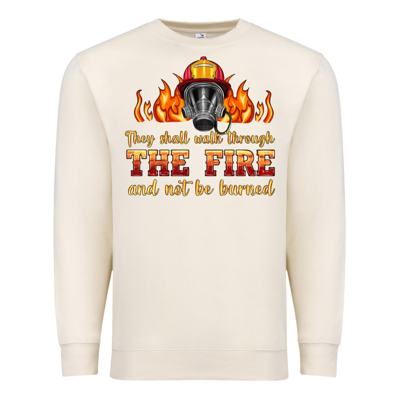 The Fire With Firefighter Air Mask Premium Sweatshirt by HRA Design Shop | Teevron