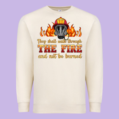 The Fire With Firefighter Air Mask Premium Sweatshirt Designed By Hra Design Shop