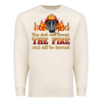 Sandshell the fire with firefighter air mask Premium Sweatshirt - HRA Design Shop