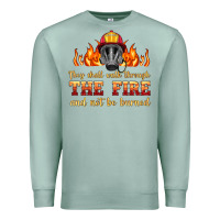 Seafoam the fire with firefighter air mask Premium Sweatshirt - HRA Design Shop