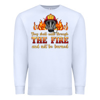 White the fire with firefighter air mask Premium Sweatshirt - HRA Design Shop