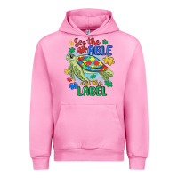 Fuchsia Pink see the able not the label Urban Hoodie - MaliasSmallBusiness