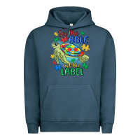 Pigment Midnight Navy see the able not the label Urban Hoodie - MaliasSmallBusiness