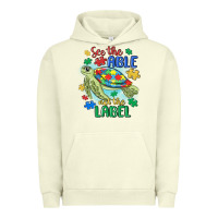 Pigment Pistachio see the able not the label Urban Hoodie - MaliasSmallBusiness