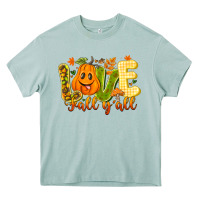 Arona Love Fall Y'all Heavy Core Tee - CowhideDigitalArt