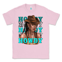 Bubblegum Pink howdy howdy black girl Classic Tee - texasbilliewilder