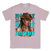 Lilac howdy howdy black girl Classic Tee - texasbilliewilder