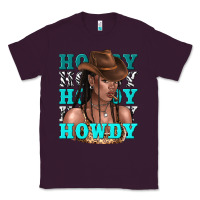 Plum howdy howdy black girl Classic Tee - texasbilliewilder
