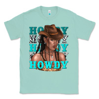 Seafoam howdy howdy black girl Classic Tee - texasbilliewilder