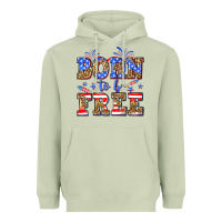 Matcha Born to be free Heavyweight Hoodie - Neo Western