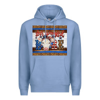 Colony Blue Western Star Spangled Baby Cow Premium Hoodie - LillyAllenDesigns