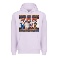 Lilac Western Star Spangled Baby Cow Premium Hoodie - LillyAllenDesigns