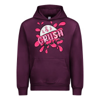 Mauve Wine crush breast cancer Urban Hoodie - MaliasSmallBusiness