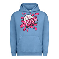 Pigment Pebble Blue crush breast cancer Urban Hoodie - MaliasSmallBusiness