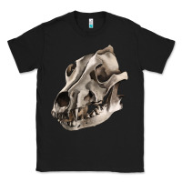 Black Wolf skull Classic Tee - RanaPortraitStore