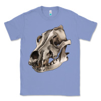 Colony Blue Wolf skull Classic Tee - RanaPortraitStore