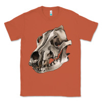 Copper Wolf skull Classic Tee - RanaPortraitStore