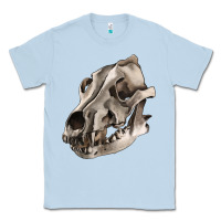 Dusty Blue Wolf skull Classic Tee - RanaPortraitStore
