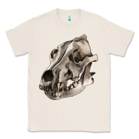 Natural Wolf skull Classic Tee - RanaPortraitStore